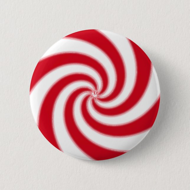 Peppermint Candy 6 Cm Round Badge (Front)