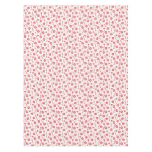 Peppermint candy and inspirational words tablecloth