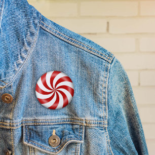 Peppermint Candy Button