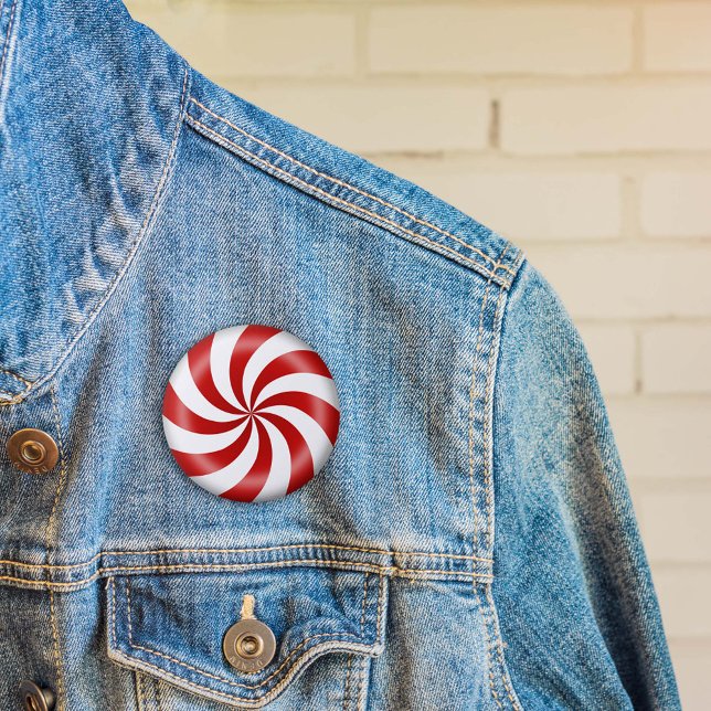 Peppermint Candy Button (Show your sweet tooth with a peppermint candy button. )