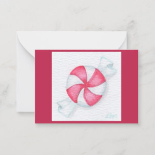 Peppermint Candy Card