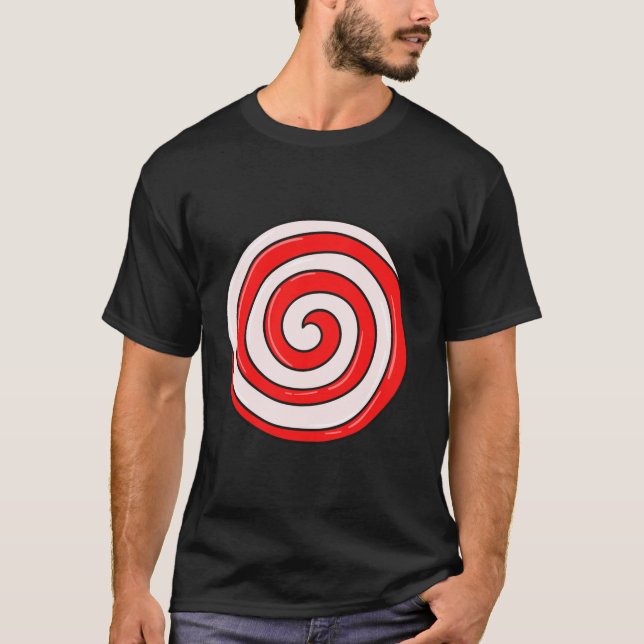 Peppermint Candy Christmas Long Sleeve T Shirt (Front)