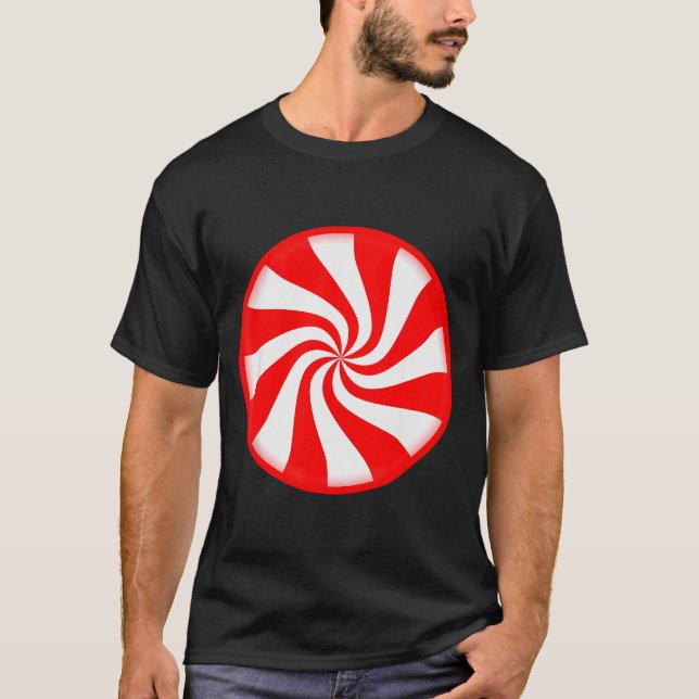 Peppermint Candy Christmas  T-Shirt (Front)