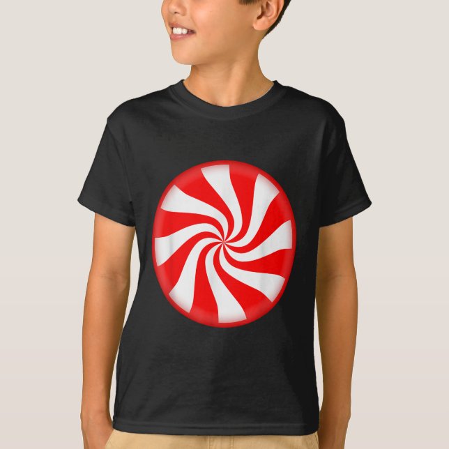 Peppermint Candy Christmas  T-Shirt (Front)