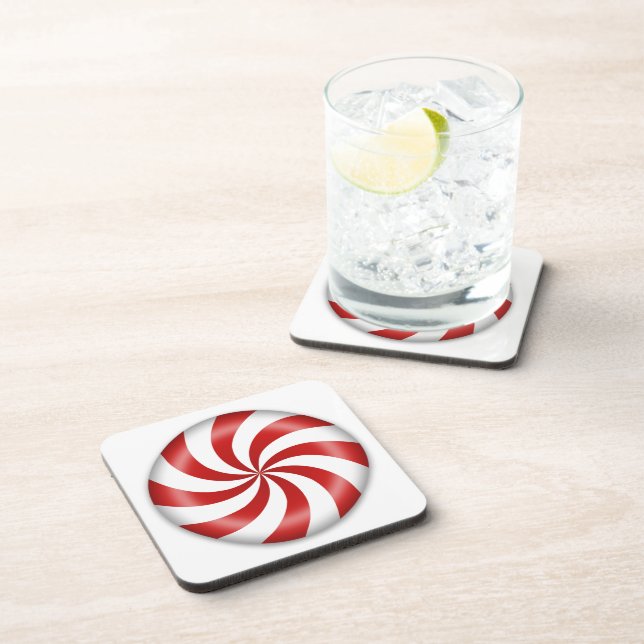 Peppermint Candy Coaster (Right Side)