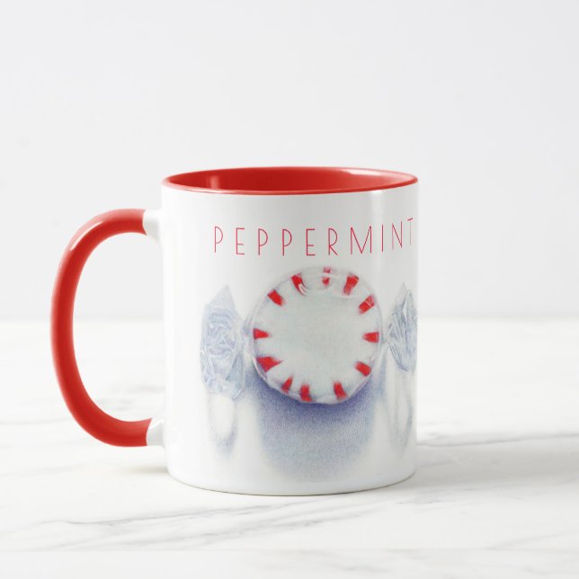 PEPPERMINT CANDY Combo Mug + Text (Left)