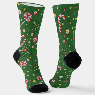 Peppermint Candy Socks