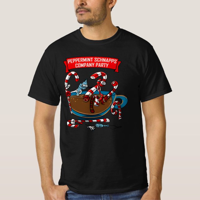peppermint Christmas T-Shirt (Front)