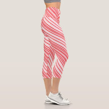 Peppermint High Waisted Capri Leggings