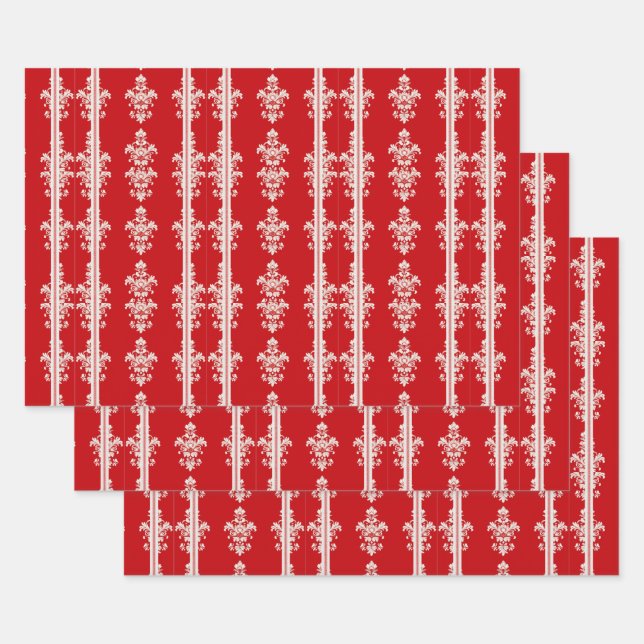 Peppermint Holidays Wrapping Paper Sheet (Set)