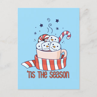 Peppermint Latte Season Postcard