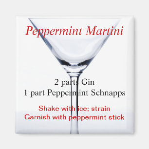 Peppermint Martini Magnet