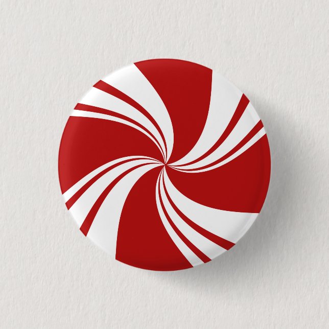Peppermint Paper Plate 3 Cm Round Badge (Front)