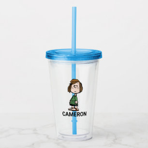 Peppermint Patty Rolling Eyes Acrylic Tumbler