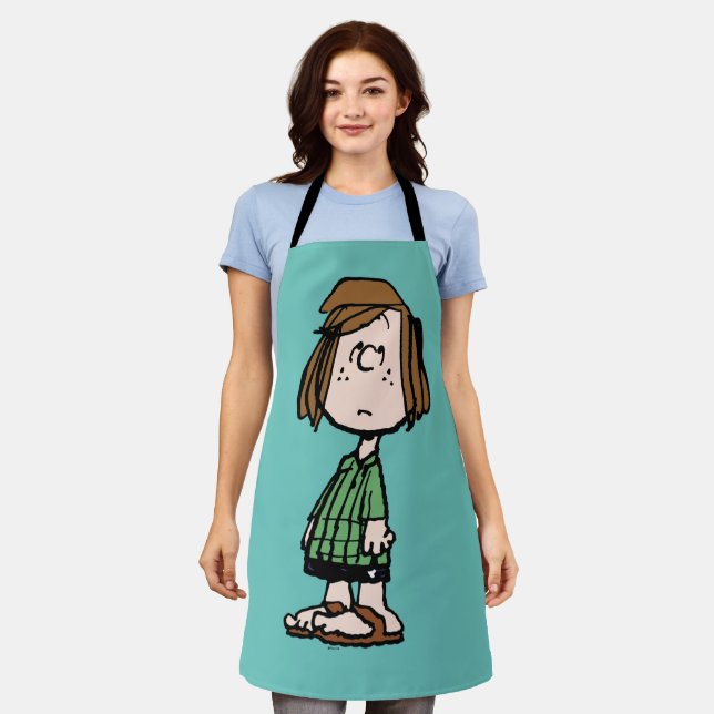 Peppermint Patty Rolling Eyes Apron (Worn)