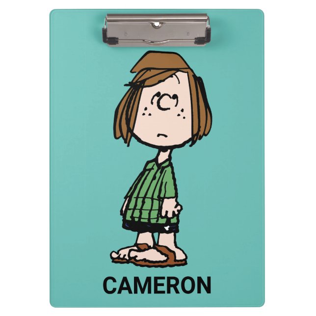 Peppermint Patty Rolling Eyes Clipboard (Front)