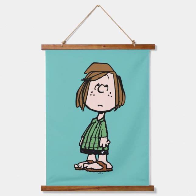 Peppermint Patty Rolling Eyes Hanging Tapestry (Front)