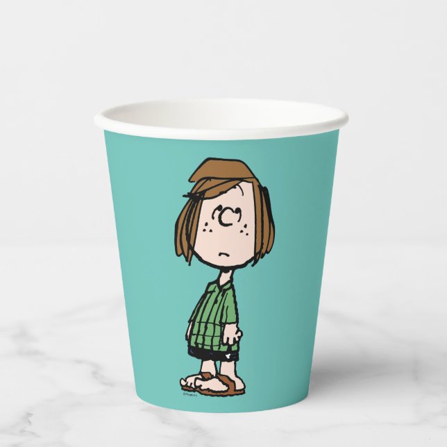 Peppermint Patty Rolling Eyes Paper Cups (Front)
