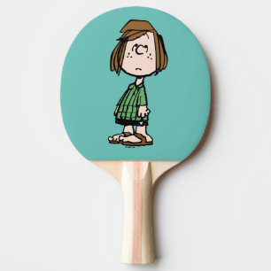Peppermint Patty Rolling Eyes Ping Pong Paddle