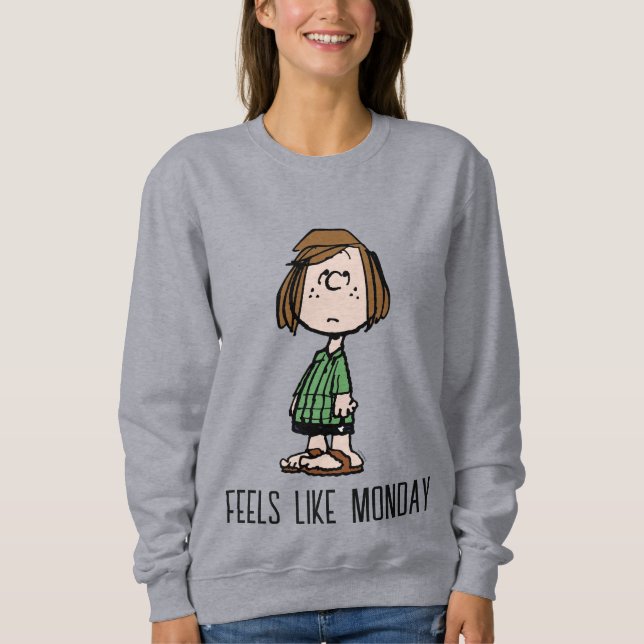 Peppermint Patty Rolling Eyes Sweatshirt (Front)