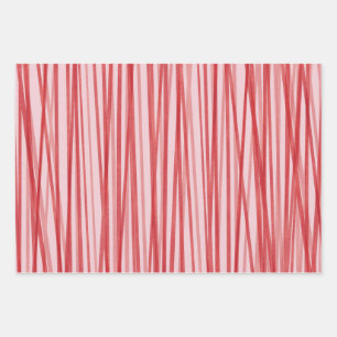 Peppermint Stick Wrapping Paper Sheet