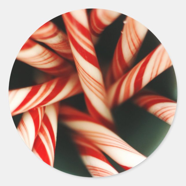 Peppermint Sticks Stickers (Front)