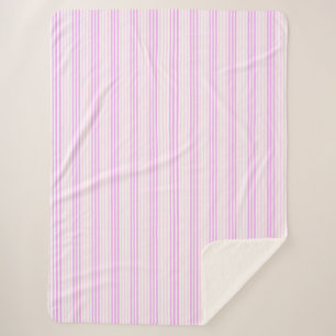 Peppermint Stripe Sherpa Blanket