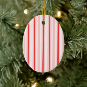 peppermint/striped Christmas ornament