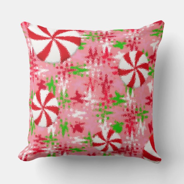 Peppermint Swirl Cushion (Front)