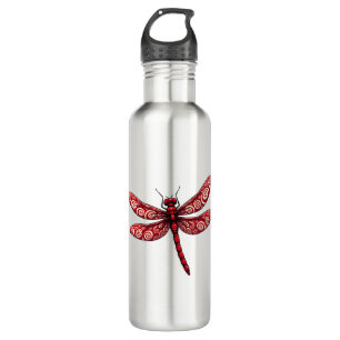 Peppermint Swirl Dragonfly 710 Ml Water Bottle
