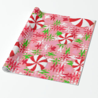 Peppermint Swirl Wrapping Paper