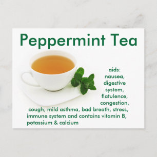 Peppermint Tea Postcard