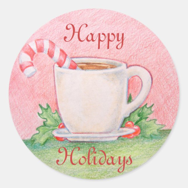 Peppermint Tea Stickers (Front)