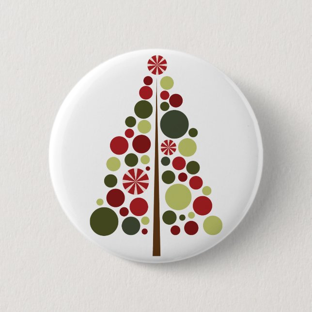 Peppermint Tree 6 Cm Round Badge (Front)