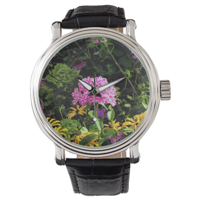 Peppermint Twist Phlox in the Flower Garden Watch (Front)