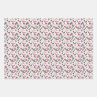 Peppermint Wrapping Paper Sheet
