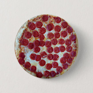 Pepperoni Pizza 6 Cm Round Badge