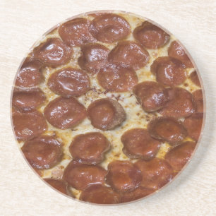 Pepperoni Pizza Coaster