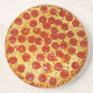 Pepperoni Pizza Coaster