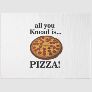 Pepperoni Pizza Food Funny Tissue Paper