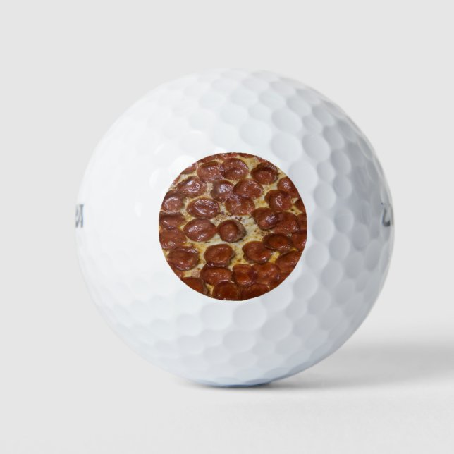 Pepperoni Pizza Golf Balls (Front)