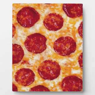 Pepperoni Pizza Hot and Yummy! Plaque