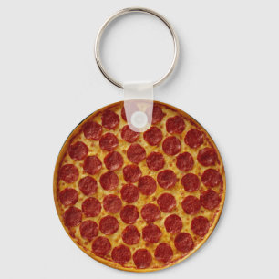 PEPPERONI PIZZA KEY RING
