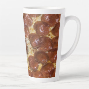 Pepperoni Pizza Latte Mug
