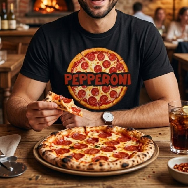 Pepperoni Pizza Lover  T-Shirt (Creator Uploaded)