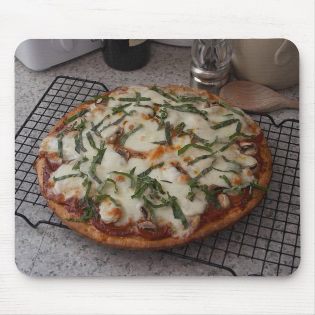 Pepperoni Pizza Mouse Pad (Front)