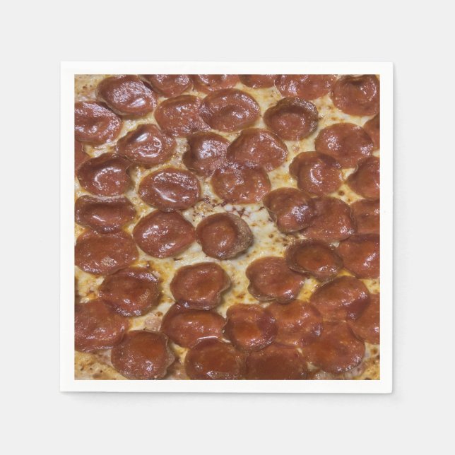 Pepperoni Pizza Napkin (Front)