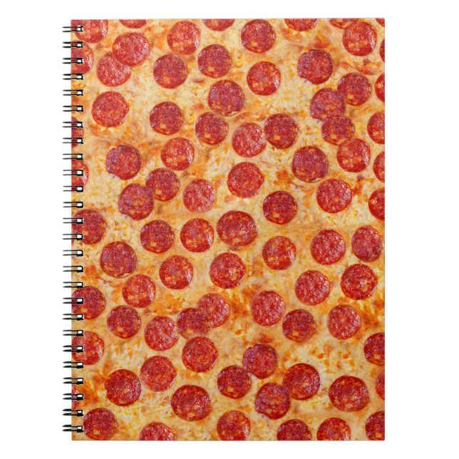 Pepperoni Pizza Notebook (Front)