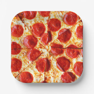 PEPPERONI PIZZA     PAPER PLATE