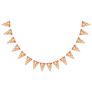 Pepperoni Pizza Party Bunting